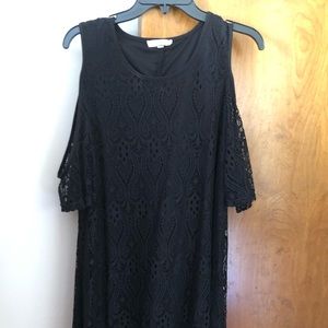 Black lace dress